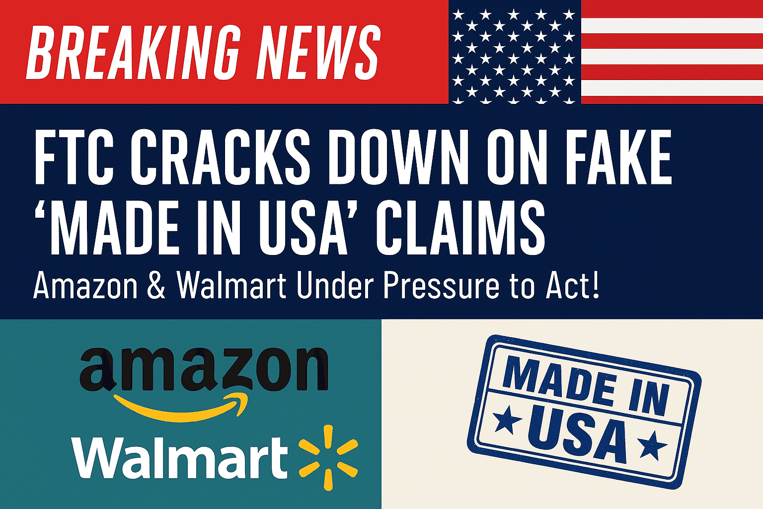 FTC Urges Amazon and Walmart to Act on False ‘Made in USA’ Product Claims